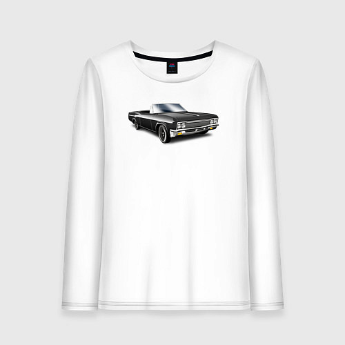 Женский лонгслив Кабриолет / Белый – фото 1