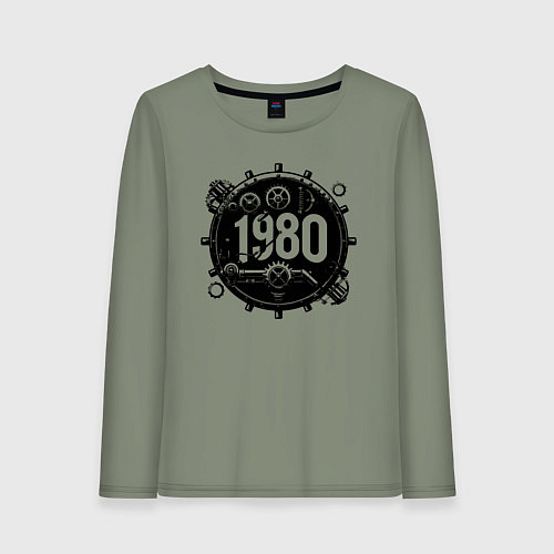 Женский лонгслив Механический 1980 / Авокадо – фото 1