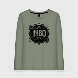 Женский лонгслив Механический 1980