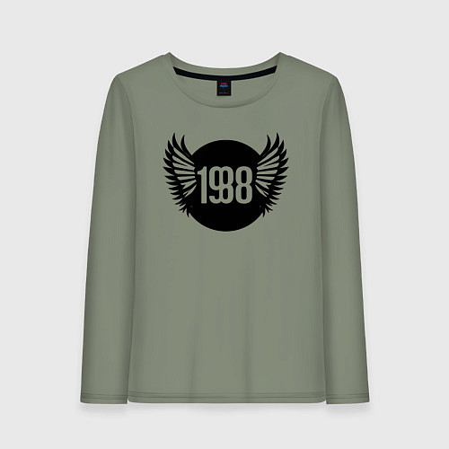 Женский лонгслив Крылатый 1988 / Авокадо – фото 1