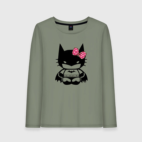 Женский лонгслив Batgirl / Авокадо – фото 1