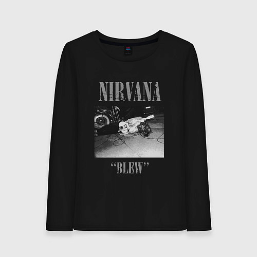 Женский лонгслив Nirvana blew / Черный – фото 1