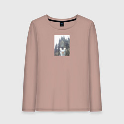 Женский лонгслив Зайяц турист