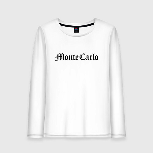 Женский лонгслив Monte Carlo - Monaco / Белый – фото 1