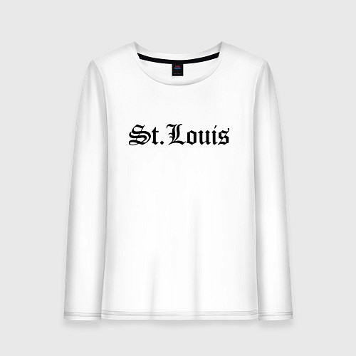 Женский лонгслив St Louis Missouri - USA / Белый – фото 1