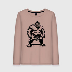 Женский лонгслив Грозный сумоист