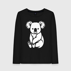 Женский лонгслив Коала в стиле минимализм