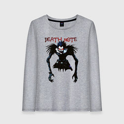 Лонгслив хлопковый женский Death Note Ryuk - светлый, цвет: меланж