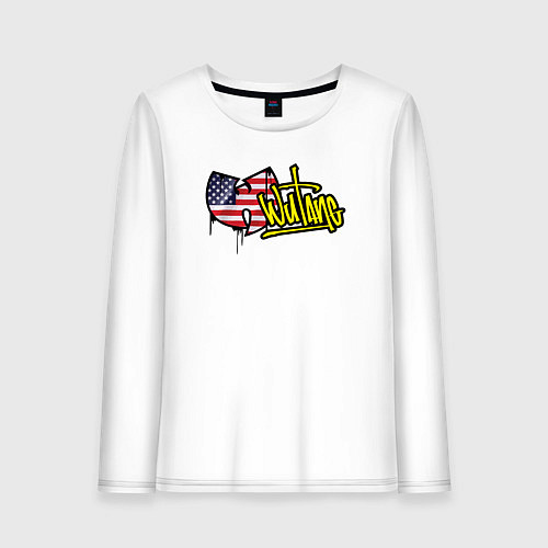 Женский лонгслив USA Wu-Tang / Белый – фото 1