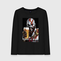 Женский лонгслив Kratos - god of bar