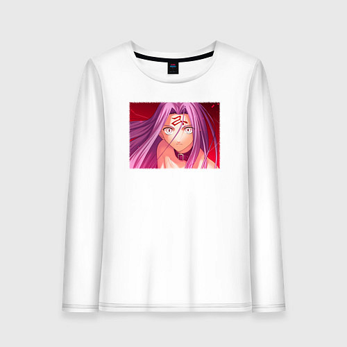 Женский лонгслив Окаменяющий взгляд Райдер Fate / Белый – фото 1