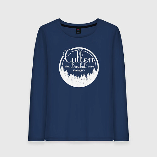 Женский лонгслив Baseball Cullen / Тёмно-синий – фото 1