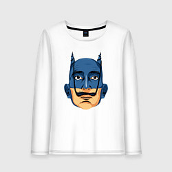 Лонгслив хлопковый женский Batman Dali, цвет: белый