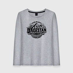 Лонгслив хлопковый женский Горный Дагестан, цвет: меланж