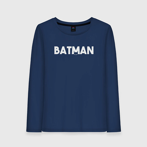Женский лонгслив Batman style / Тёмно-синий – фото 1