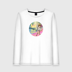 Женский лонгслив Сначала полюби себя