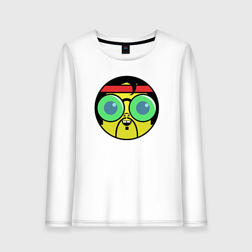 Женский лонгслив Милый хиппи / Белый – фото 1