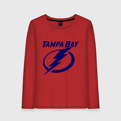 Лонгслив хлопковый женский HC Tampa Bay, цвет: красный