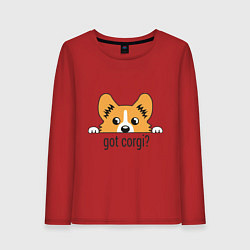 Женский лонгслив Got Corgi