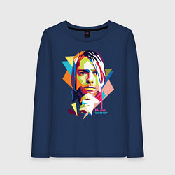 Женский лонгслив Kurt Cobain: Colors