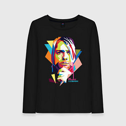 Женский лонгслив Kurt Cobain: Colors