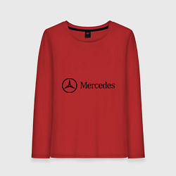 Женский лонгслив Mercedes Logo