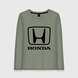 Женский лонгслив Honda logo