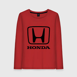 Женский лонгслив Honda logo