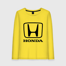 Женский лонгслив Honda logo