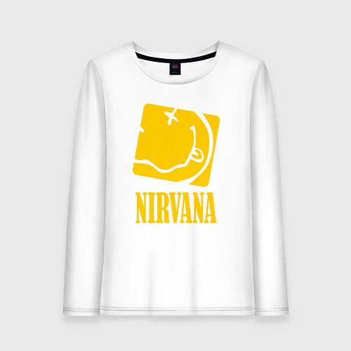 Женский лонгслив Nirvana Cube / Белый – фото 1