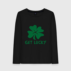 Женский лонгслив Get lucky