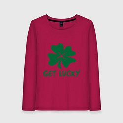 Женский лонгслив Get lucky