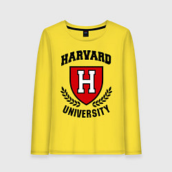 Женский лонгслив Harvard University