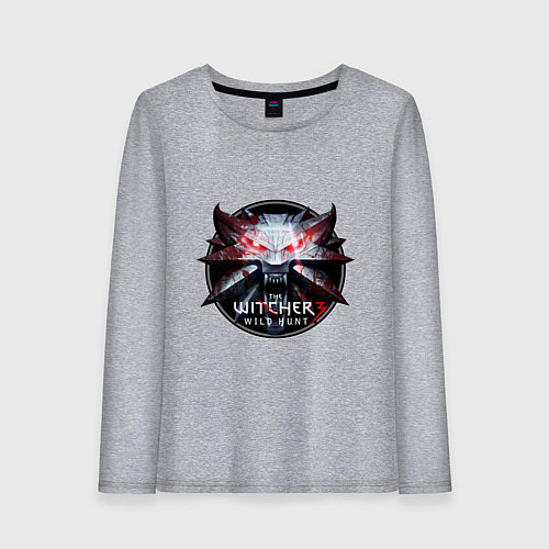 Женский лонгслив The Witcher 3 / Меланж – фото 1