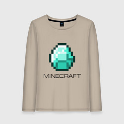 Женский лонгслив Minecraft Diamond