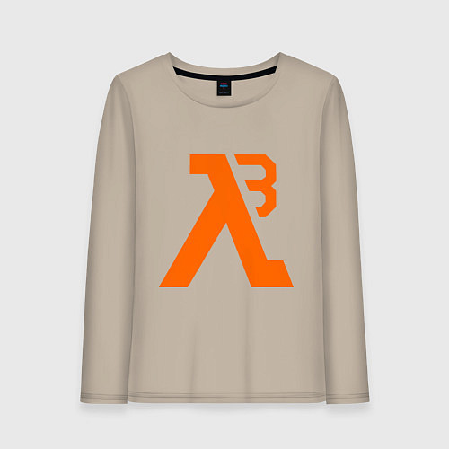 Женский лонгслив Half-Life 3: Orange / Миндальный – фото 1