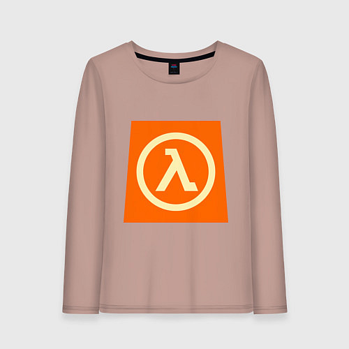 Женский лонгслив Half-Life / Пыльно-розовый – фото 1