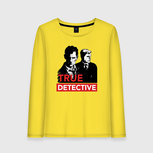 Женский лонгслив True Detective / Желтый – фото 1