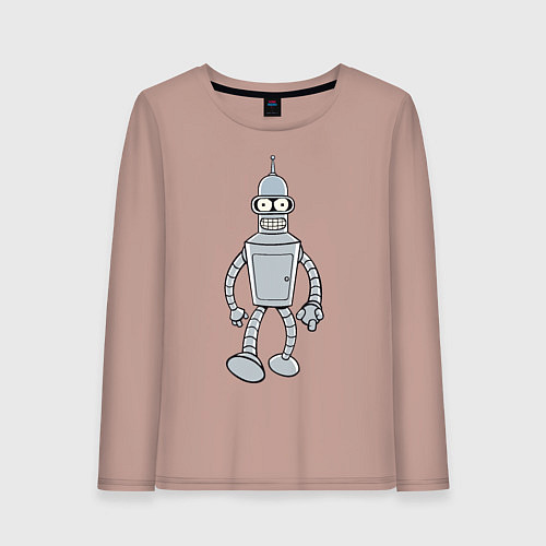 Женский лонгслив Iron Bender / Пыльно-розовый – фото 1