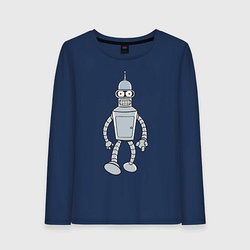 Женский лонгслив Iron Bender / Тёмно-синий – фото 1