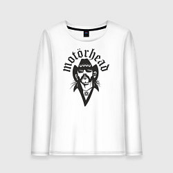 Лонгслив хлопковый женский Motorhead Rocker, цвет: белый