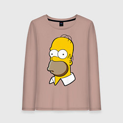 Женский лонгслив Sad Homer