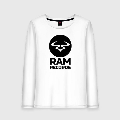Женский лонгслив Ram Records / Белый – фото 1