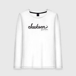 Лонгслив хлопковый женский Jackson Guitars, цвет: белый