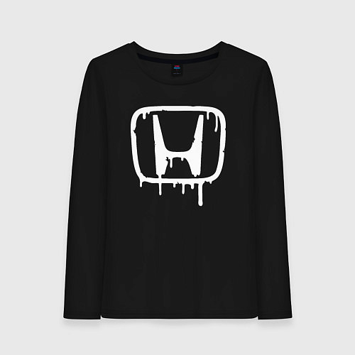 Женский лонгслив Honda / Черный – фото 1
