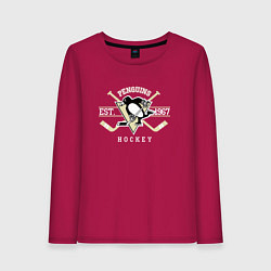 Женский лонгслив Pittsburgh Penguins: Est.1967