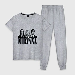 Пижама хлопковая женская Nirvana Group, цвет: меланж