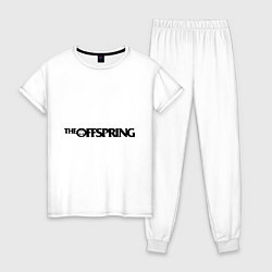Пижама хлопковая женская The Offspring, цвет: белый