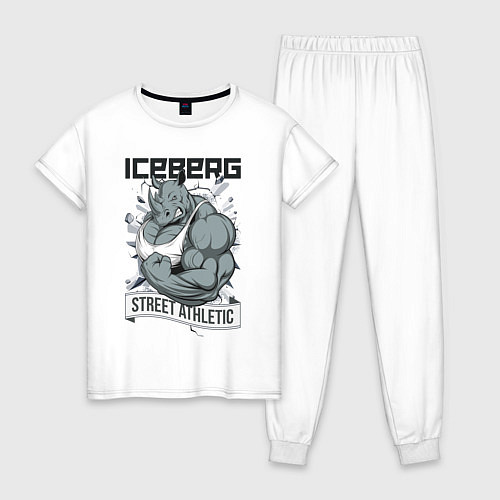 Женская пижама Rhino 2 | Iceberg / Белый – фото 1