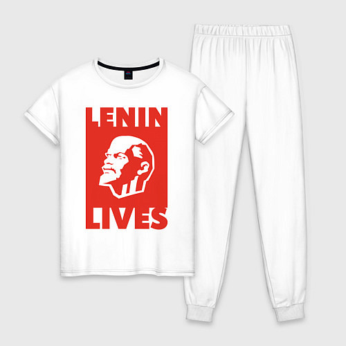 Женская пижама Lenin Lives / Белый – фото 1